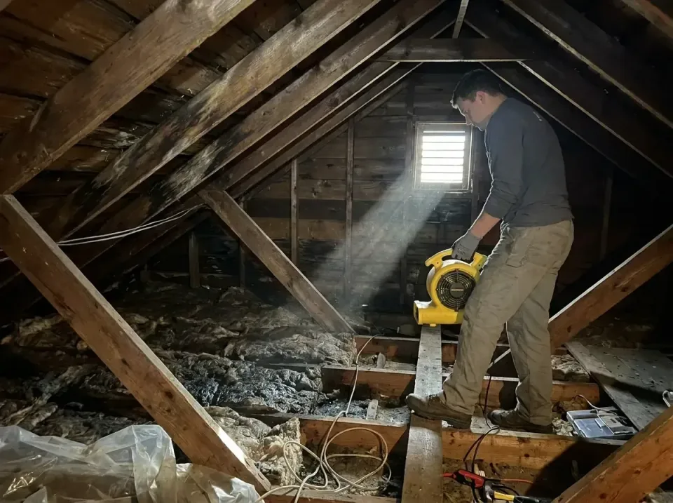 attic-water-damage-drying-proc-007 — frequently asked questions, Emergency Water Extraction & 24/7 Flood Response in Jarrell…